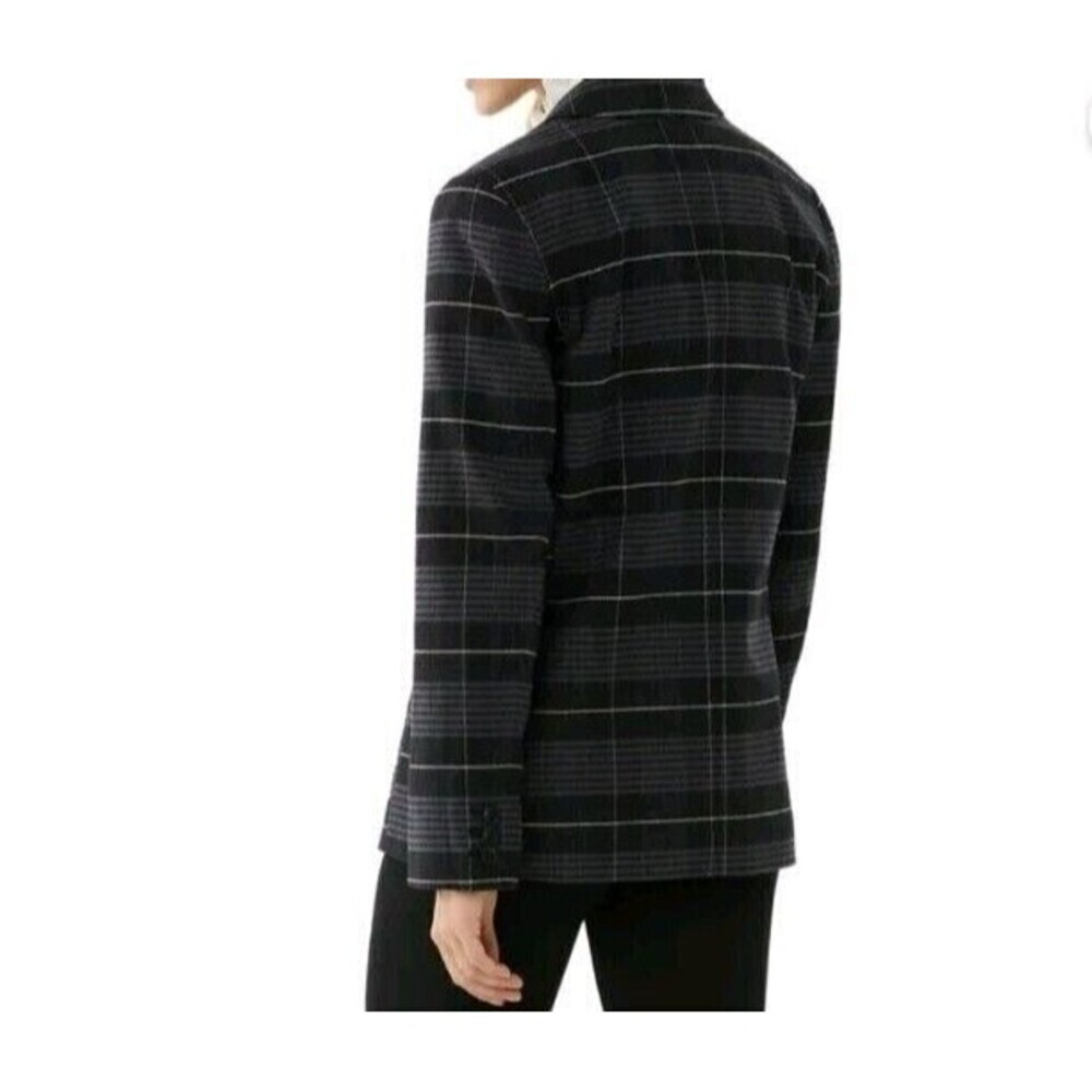 Free Assembly Blazer For Women Size Small Relaxed Fit Plaid Long sleeve - Picture 8 of 14